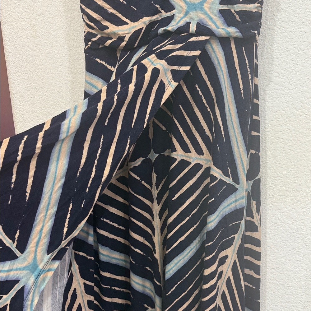 Maeve Black and Cream Patterned Maxi Dress - Picture 5 of 6